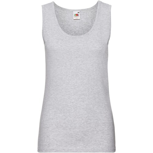 Vêtements Femme Débardeurs / T-shirts sans manche Fruit Of The Loom SS051 Gris