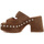 Chaussures Femme Sandales et Nu-pieds Curiosite' 2476 Marron