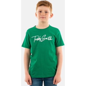 Vêtements Garçon T-shirts manches courtes Teddy Smith 61007300d Vert