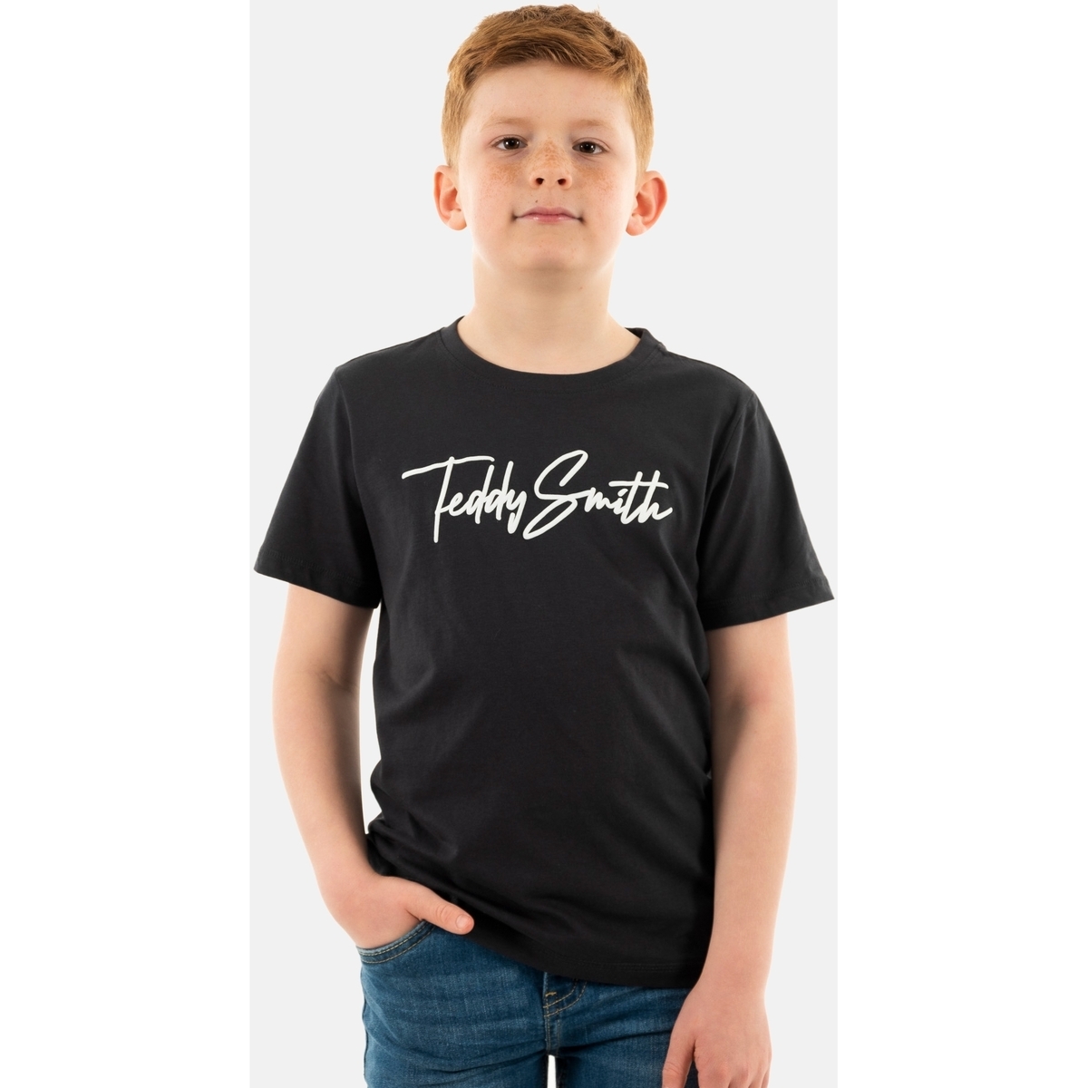 Vêtements Garçon T-shirts manches courtes Teddy Smith 61007300d Bleu