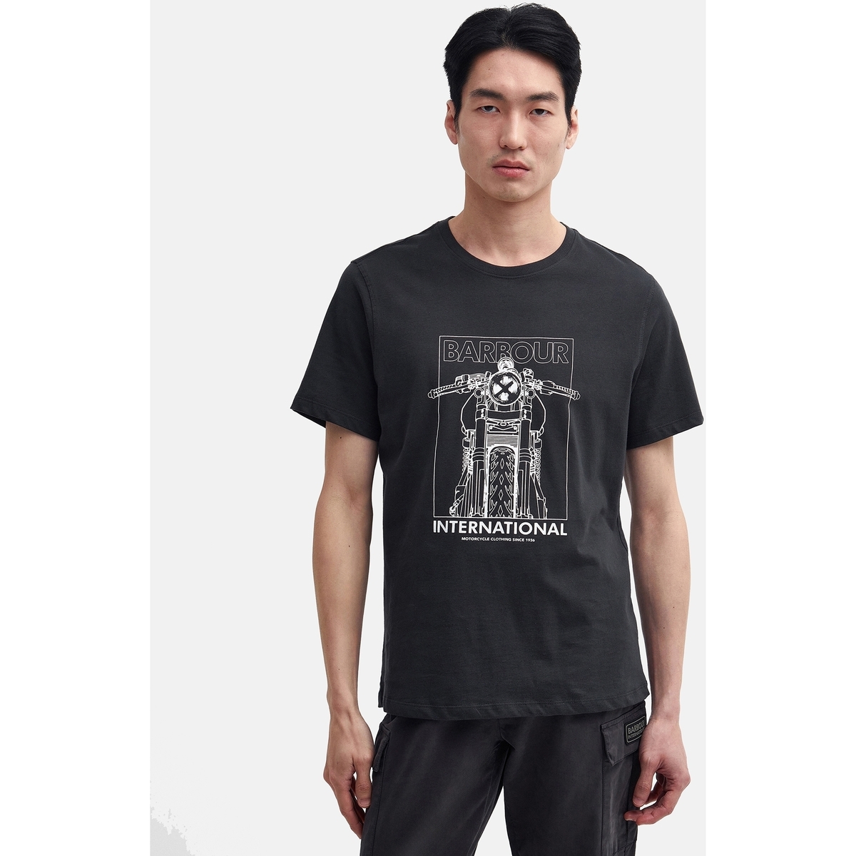 Vêtements Homme adidas Originals Vit t-shirt med ribbade detaljer mts1249 Noir