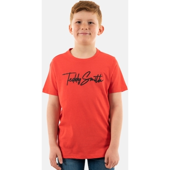 Vêtements Garçon T-shirts manches courtes Teddy Smith 61007300d Rouge