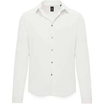 Vêtements Homme Chemises manches longues Bomboogie SM8581 TNP4-00 OPTIC WHITE Blanc