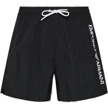 Vêtements Homme Maillots / Shorts de bain Giorgio stonewashed Armani five-pocket straight-leg jeansA7 211740 4R422 Noir
