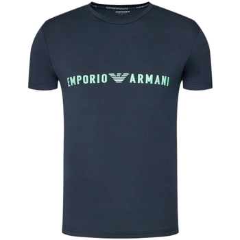 Vêtements Homme T-shirts manches courtes Emporio Armani Eagle Bleu