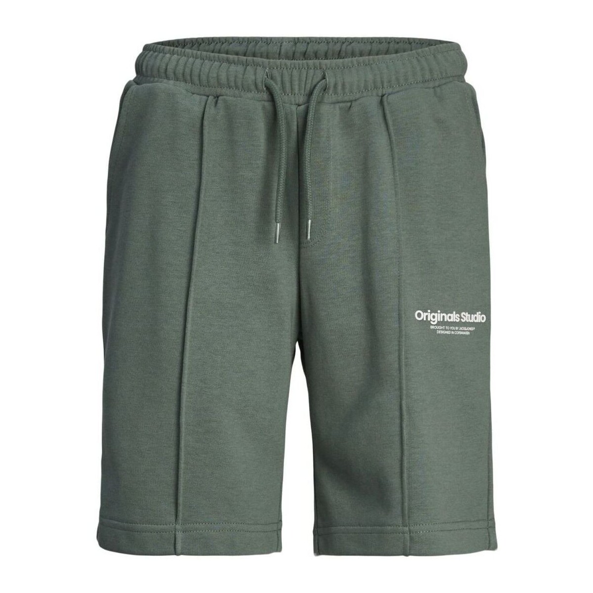 Vêtements Garçon Shorts / Bermudas Jack & Jones 12254196 VESTERBRO SWEAT SHORTS-LAUREN WREATH Vert