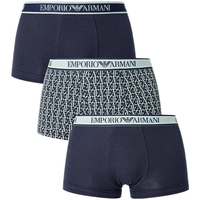 Sous-vêtements Homme Boxers Emporio Armani Pack x3 classic Bleu