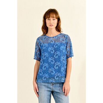 Vêtements Femme T-shirts & Polos Molly Bracken T507CP-BLUE Bleu