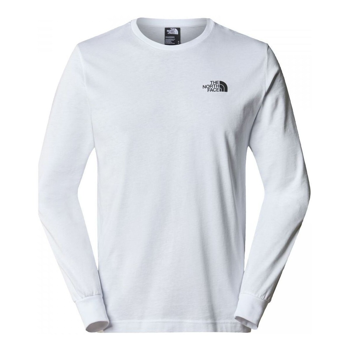 Vêtements Homme T-shirts & Polos The North Face NF0A87N8 M L/S TEE-FN4 WHITE Blanc