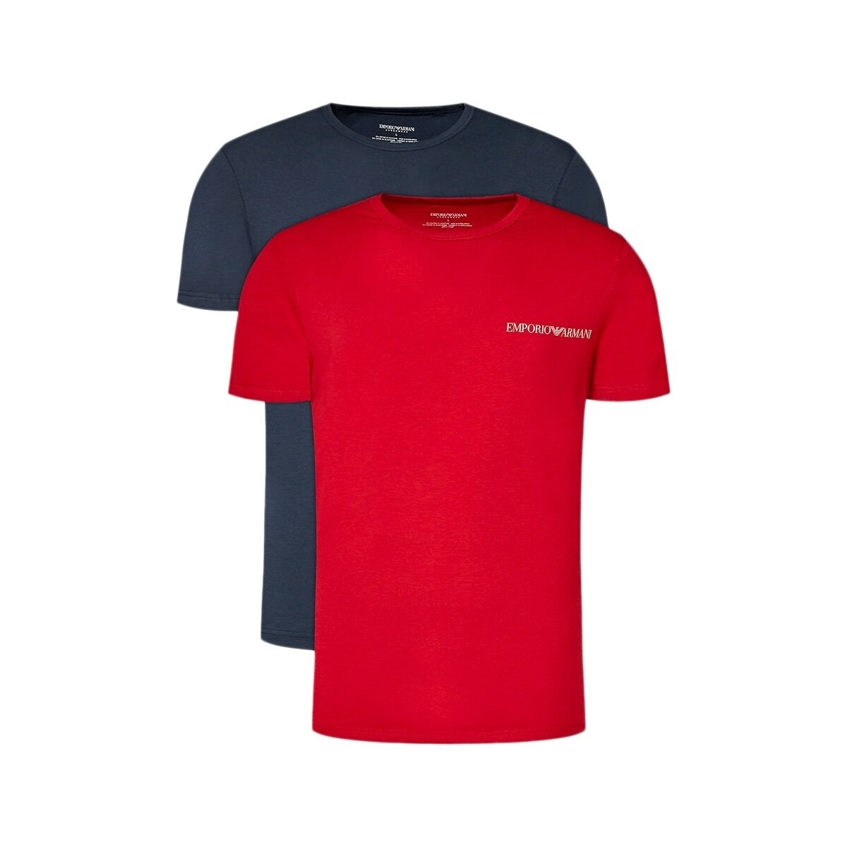 Vêtements Homme T-shirts manches courtes Emporio Armani Pack x2 classic Multicolore
