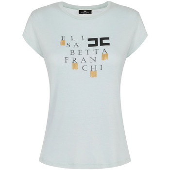 Vêtements Femme T-shirts manches courtes Elisabetta Franchi ma00841e2-bv9 Vert