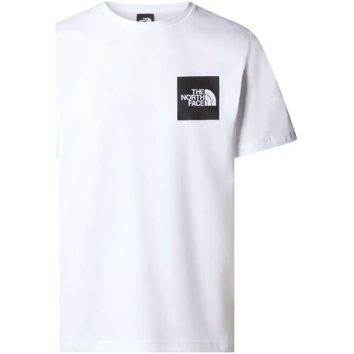 Vêtements Homme T-shirts & Polos The North Face NF0A87ND M SS FINE TEE-FN4 WHITE Blanc