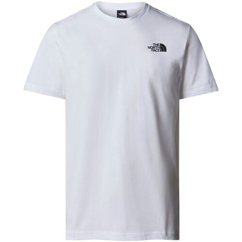 Vêtements Homme T-shirts & Polos The North Face NF0A87NV M SS BOX NSE-FN4 WHITE Blanc