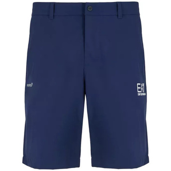Vêtements Homme Shorts / Bermudas Ea7 Emporio Armani crepe Short Bleu
