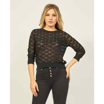 pull yes zee  pull col rond femme  en viscose mélangée 