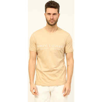 Vêtements Homme T-shirts & Polos EAX t-shirt en jersey Marron
