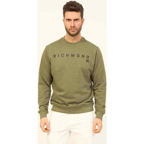 Vêtements Homme Sweats Richmond X Sweat-shirt à col rond Richmond en coton mélangé Vert