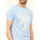 Vêtements Homme T-shirts & Polos Guess T-shirt à col rond  en coton avec logo imprimé Bleu