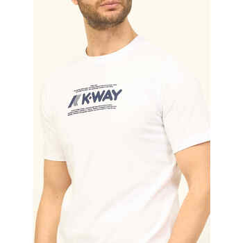 K-Way T-shirt col rond  Odom avec logo Blanc