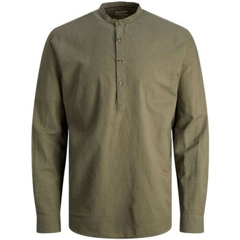 Vêtements Homme Chemises manches longues Jack & Jones 12248410 SUMMER TUNIC-DUSTY OLIVE Vert