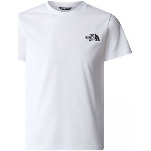 Vêtements Enfant T-shirts & Polos The North Face NF0A87T4 TEEN SS SIMPLE DOME TEE-FN4 WHITE Blanc
