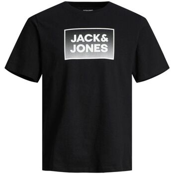Vêtements Homme T-shirts & Polos Jack & Jones 12249331 STEEL-BLACK Noir