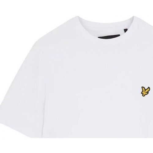 Vêsweater Homme T-shirts & Polos Lyle & Scott TS400VOGX PLAIN SHIRT-626 WHITE Blanc