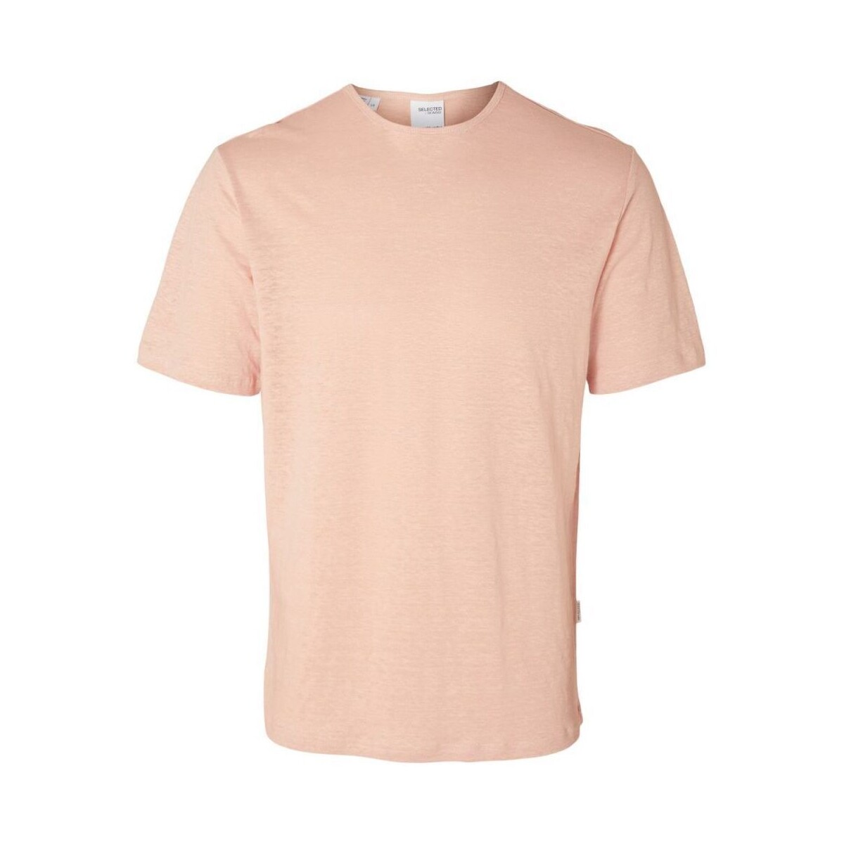 Vêtements Homme T-shirts & Polos Selected 16089504 BETH LINEN SS-CAMEO ROSE Rose