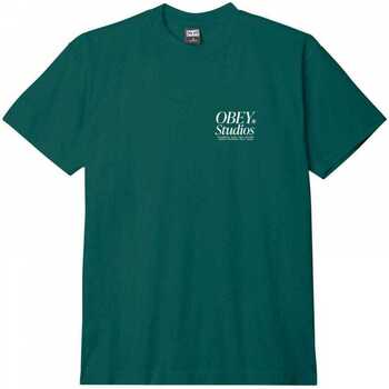 Vêtements Homme T-shirts & Polos Obey studios icon Vert