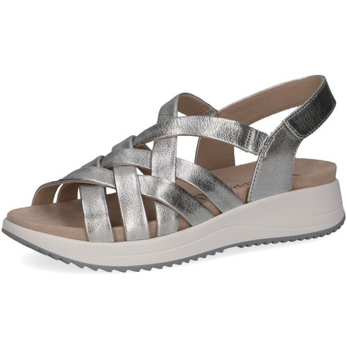 Chaussures Femme Offwhite Nappa Casual Open Caprice  Argenté