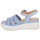 Chaussures Femme Sandales et Nu-pieds Stonefly PARKY 16 EMBOSSED S./NAPPA LTH Bleu