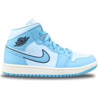 Chaussures Baskets mode Nike Wmns Air Jordan 1 Mid Se Ice Blue Dv1302-400 Bleu