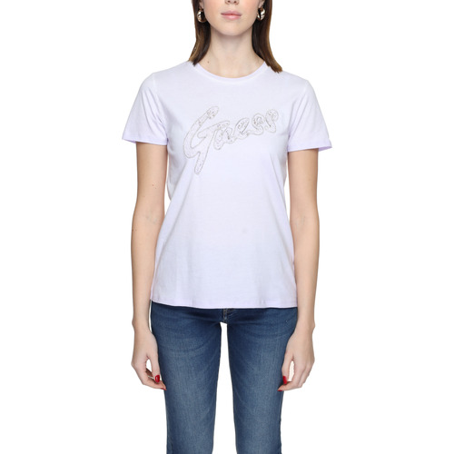 Vêtements Femme T-shirts manches courtes Guess W4RI25 K9RM1 Violet