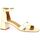 Chaussures Femme Sandales et Nu-pieds Creator Creat Nu pieds cuir laminé  champagne Beige