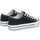Chaussures Femme Baskets basses Nobrand Sneaker plate en toile avec lacets Noir