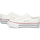 Chaussures Femme Baskets basses Nobrand Sneaker plate en toile avec lacets Blanc