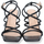 Chaussures Femme Sandales et Nu-pieds Nobrand Sandale à talon avec brides et boucle Noir