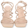 Chaussures Femme Sandales et Nu-pieds Nobrand Sandale à talon avec brides et boucle Beige