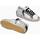 Chaussures Femme Baskets basses Crime London SK8 Deluxe Silver Glm CRIE LONDON Blanc