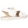 Chaussures Fille Sandales et Nu-pieds Garvalin 242441 blanco Niña Blanco Blanc