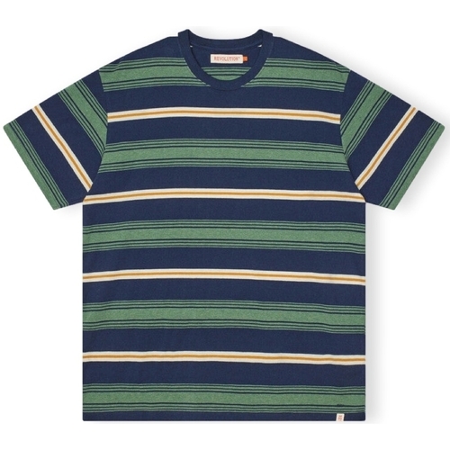 Vêtements Homme T-shirts & Polos Revolution T-Shirt Loose 1363 - Navy Multicolore