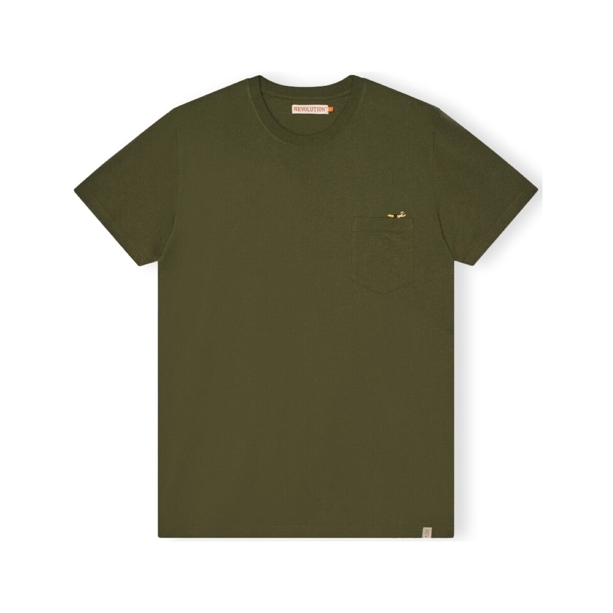 Vêtements Homme T-shirts & Polos Revolution T-Shirt Regular 1365 SLE - Army Vert
