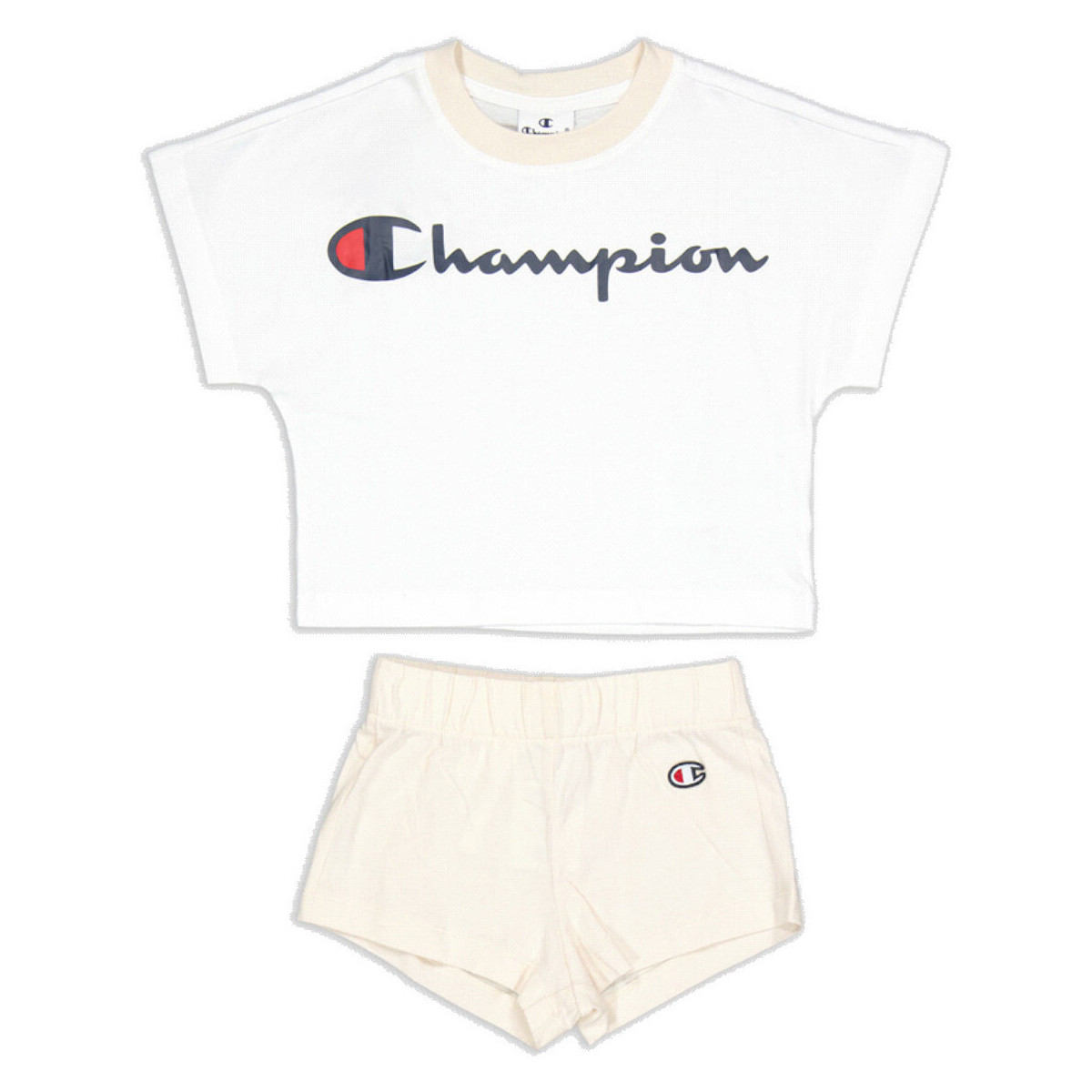 Vêtements Fille Ensembles de survêtement Champion 404966 Blanc