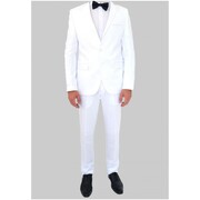Costume en lin Blanc H