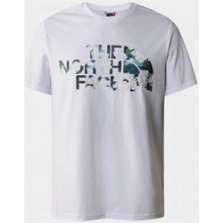 Vêtements Homme T-shirts manches courtes The North Face - T-shirt col rond - blanc Blanc