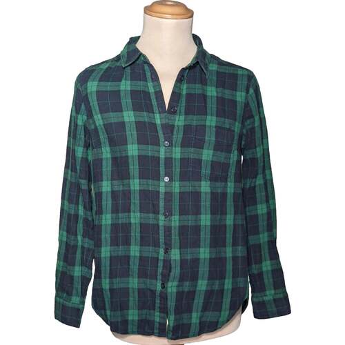 Vêtements Homme Chemises manches longues H&M chemise manches longues  38 - T2 - M Vert Vert