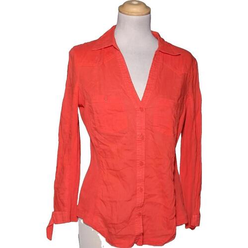 Vêtements Femme Chemises / Chemisiers Mango chemise  38 - T2 - M Rouge Rouge