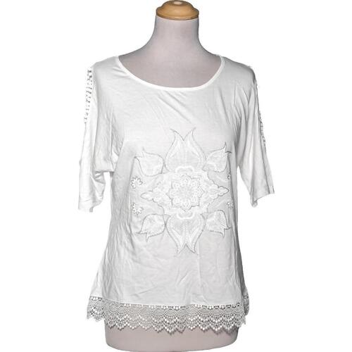 Vêtements Femme Parures de lit Breal top manches longues  36 - T1 - S Blanc Blanc