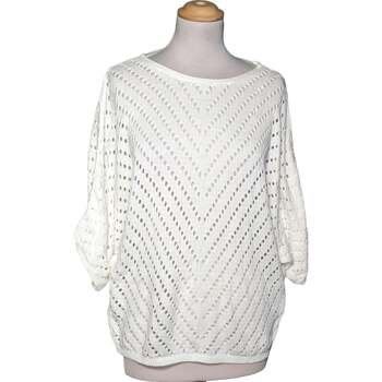 pull cache cache  pull femme  40 - t3 - l blanc 