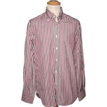 Vêtements Homme Chemises manches longues Massimo Dutti 40 - T3 - L Marron